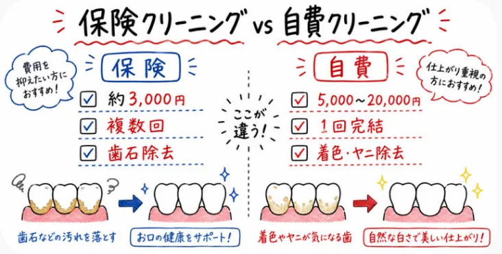 歯のクリーニングは保険適応?保険治療では着色を落としてもらえない!?